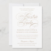 Spaanse taal Nuestra Boda Tan Wedding Kaart (Voorkant)
