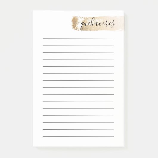 Spaanse taal om te doen lijst post-it® notes (Voorkant)