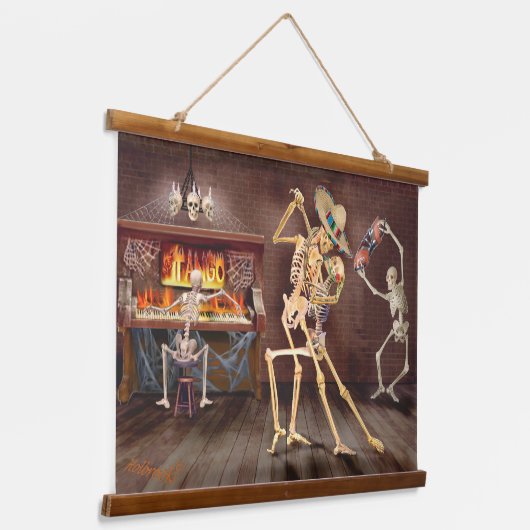 SPAANSE TANGO VOOR ALTIJD HANGEND WANDKLEED (Gebogen)