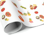 Spaanse Tapas Spread Cadeaupapier (Rol Hoek)