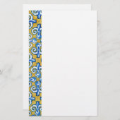 Spaanse tegel briefpapier (Voorkant / Achterkant)