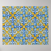 Spaanse tegel poster (Voorkant)