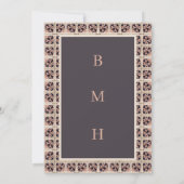 spaanse Tegels bar mitswa Kaart (Achterkant)