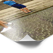 Spaanse Trappen in Rome, Italië Foto Afdruk (Hoek)