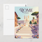 Spaanse Trappen Italië Briefkaart (Voorkant / Achterkant)