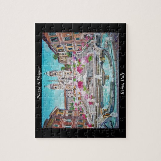 Spaanse traps - legpuzzel (Verticaal)