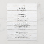 Spaanse Trouw Uitnodiging TWEE TALIG Onze Bruiloft (Voorkant)