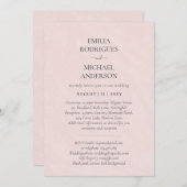 Spaanse Trouw Uitnodiging TWEE TALIG Onze Bruiloft (Voorkant / Achterkant)