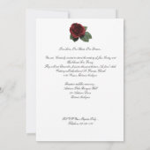 Spaanse trouwuitnodiging "Flowers& Cake" Kaart (Achterkant)