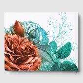 Spaanse Turquoise en levende koralen Gastenboek (Achterkant)