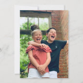 Spaanse tweeling Fiesta de Quince Champagne Botani Save The Date (Achterkant)