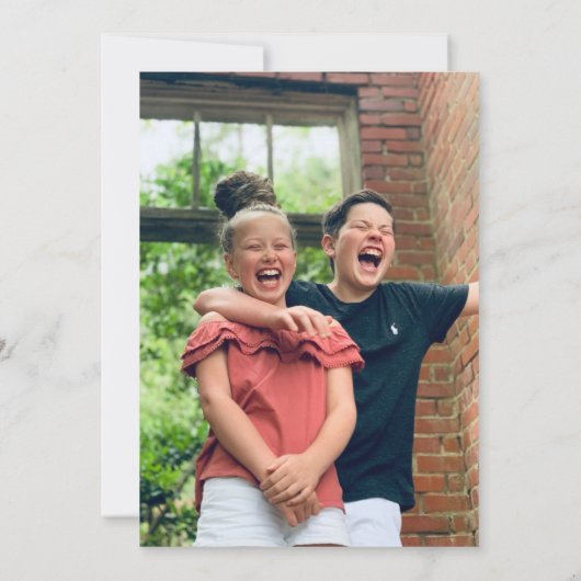 Spaanse tweeling Fiesta de Quince Champagne Botani Save The Date (Achterkant)