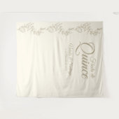 Spaanse tweeling Fiesta de Quince Champagne Botani Wandkleed (Voorkant (horizontaal))