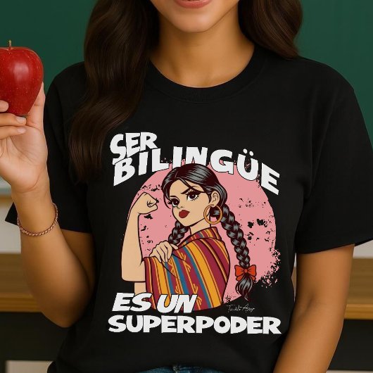 Spaanse tweetalige leraar ESL Maestra Bilingüe T-shirt