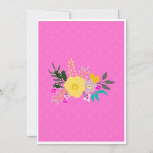 Spaanse uitnodiging, Bautizo Invitación niña Kaart (Achterkant)