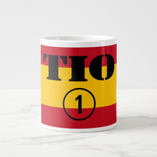 Spaanse Uncles: Tio Numero Uno Grote Koffiekop (Voorkant)
