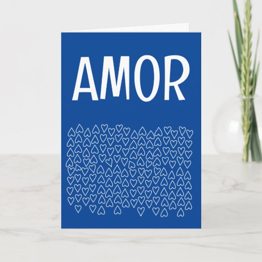Spaanse Valentijn Feestdagen Kaart (Voorkant)