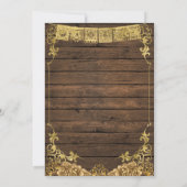 Spaanse Vaquero Cactus Kerstmis 50 Jaar Verjaardag Kaart (Achterkant)