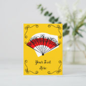 Spaanse Ventilatorhoek verticaal Briefkaart (Staand voorkant)