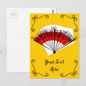 Spaanse Ventilatorhoek verticaal Briefkaart (Voorkant / Achterkant)