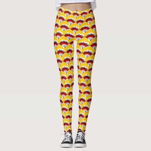Spaanse ventilatormulti-leggings leggings (Voorkant)