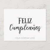 Spaanse Verjaardag Zakelijk Onroerend Goed Briefkaart (Voorkant)