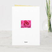 Spaanse verjaardagsbloemcollage kaart (Achterkant)