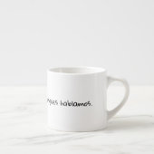 Spaanse Verzen Espresso Kop (Rechts)