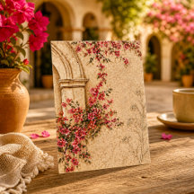 Spaanse Vintage Boog Bloem Tuin Romantiek