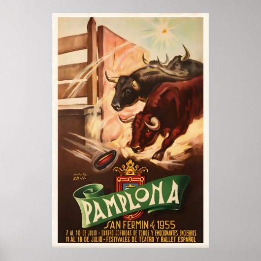 Spaanse vintage reisposter fijne kunstdruk thuis poster (Voorkant)