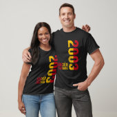 Spaanse vlag 2003 jaar 2003 2003 sinds 2003 t-shirt (Unisex)