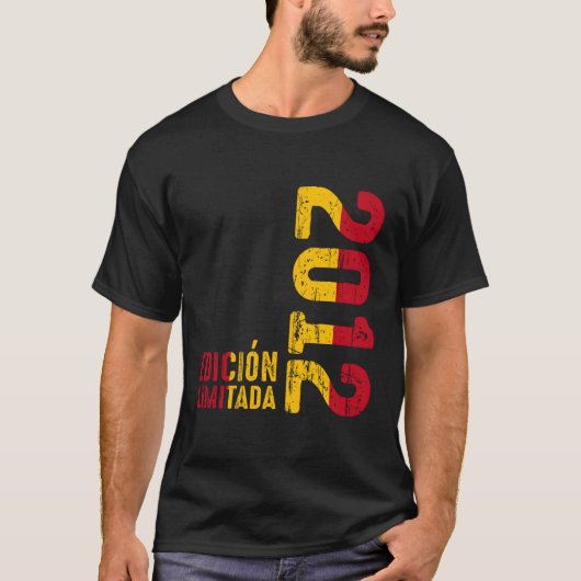 Spaanse vlag 2012 jaar 2012 2012 sinds 2012 t-shirt (Voorkant)
