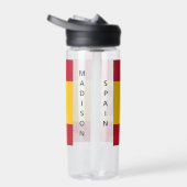Spaanse vlag - Aangepaste naam en tekst Waterfles (Rechts)