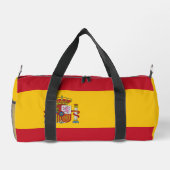 Spaanse vlag aangepaste naam plunjezak (Achterkant)