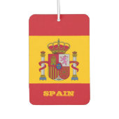 Spaanse vlag: Air Freshener, Spanje Luchtverfrisser (Voorkant)