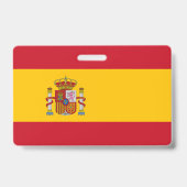 Spaanse vlag badge (Achterkant)