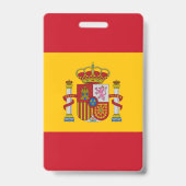Spaanse vlag badge (Achterkant)