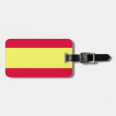 Spaanse vlag bagagelabel (Voorkant horizontaal)