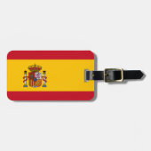 Spaanse vlag bagagelabel (Voorkant horizontaal)