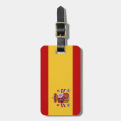 Spaanse vlag bagagelabel (Voorkant verticaal)