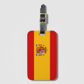 Spaanse vlag bagagelabel (Voorkant (verticaal))
