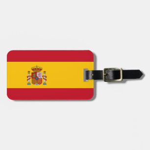 Spaanse vlag bagagelabel