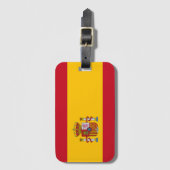 Spaanse vlag bagagelabel (Voorkant (verticaal))
