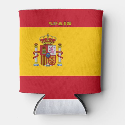 Spaanse vlag blikjeskoeler (Voorkant)