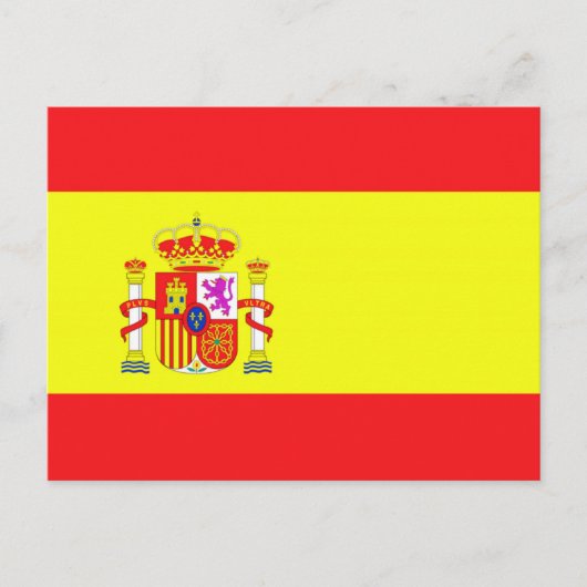 Spaanse vlag briefkaart (Voorkant)