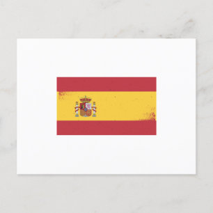 Spaanse vlag briefkaart
