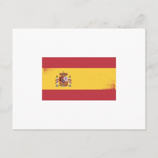 Spaanse vlag briefkaart (Voorkant)