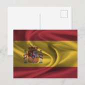 Spaanse vlag briefkaart (Voorkant / Achterkant)