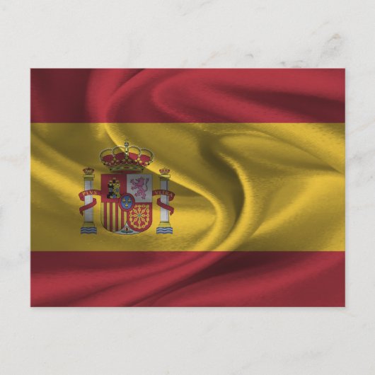 Spaanse vlag briefkaart (Voorkant)