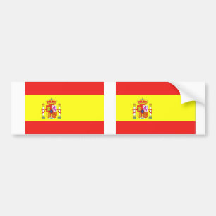 Spaanse vlag bumpersticker